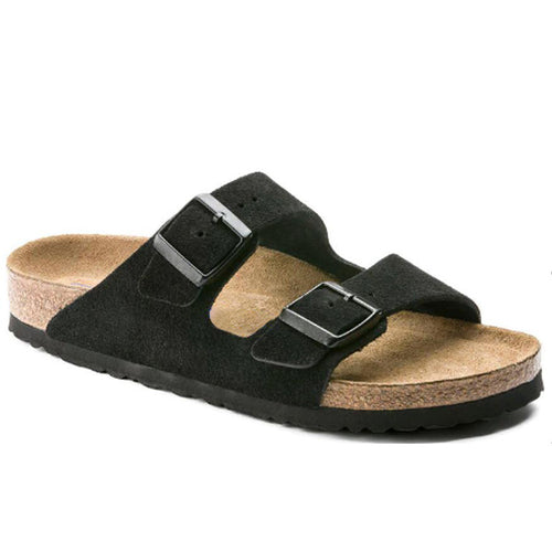 Mule cuir velours unisexe Leaf