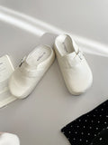 Flat Buckle Casual Sneakers Student All-matching Outer Wear Slippers